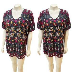 Johnny Was Women's Sibyll Blouse In Multi Embroidered Top XS